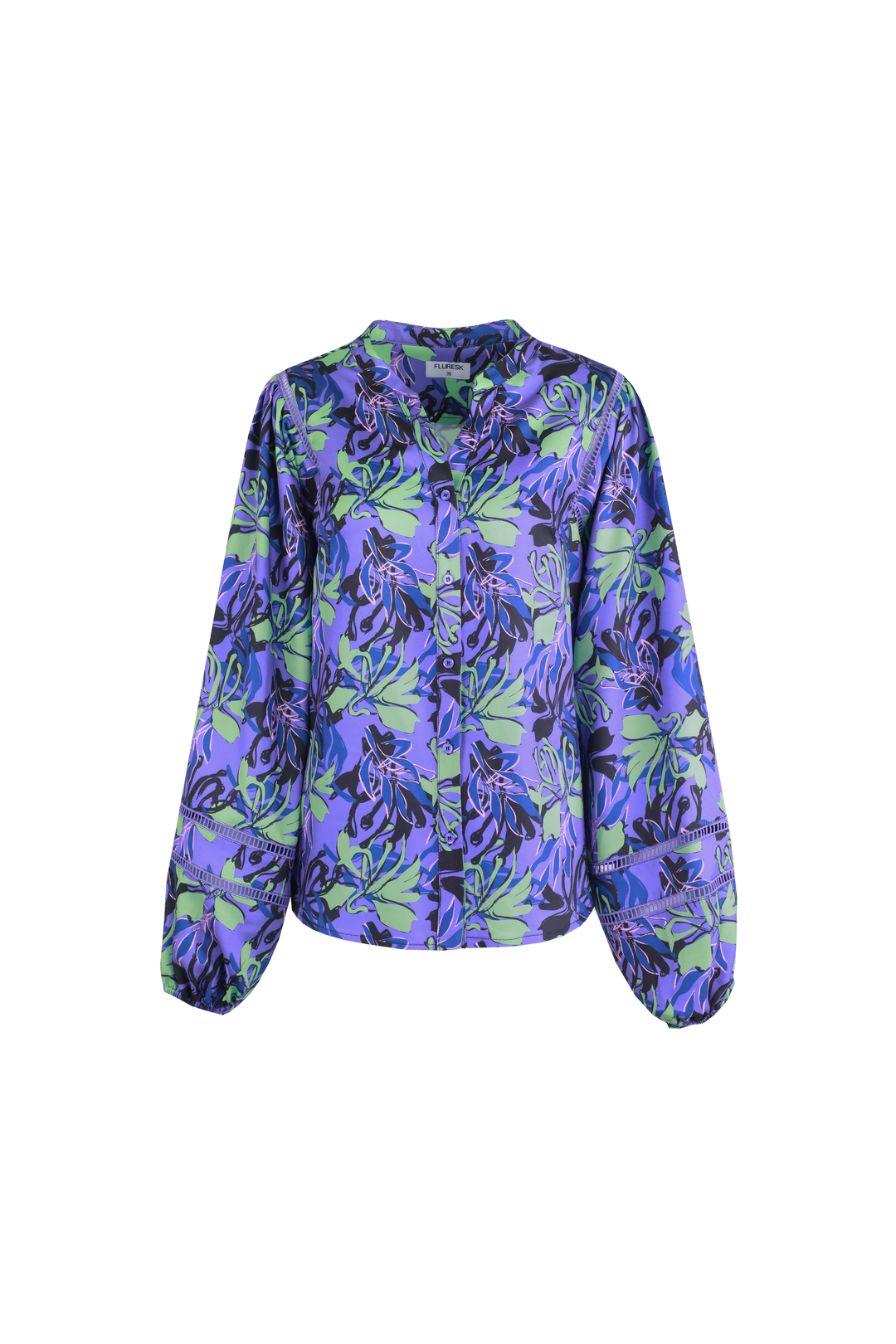 Blouse fay cool purple/fresh lime FLURESK