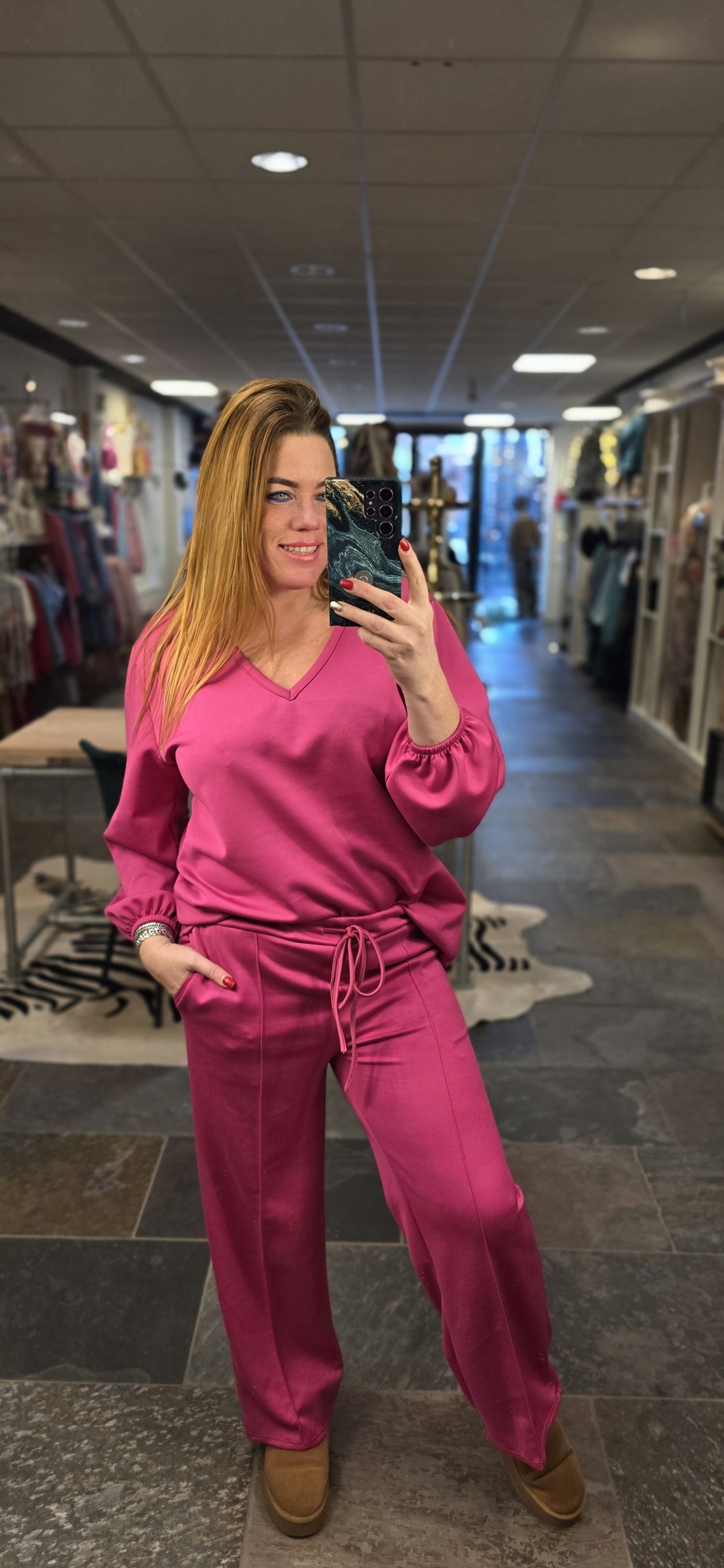 Comfy set Suuz fuchsia