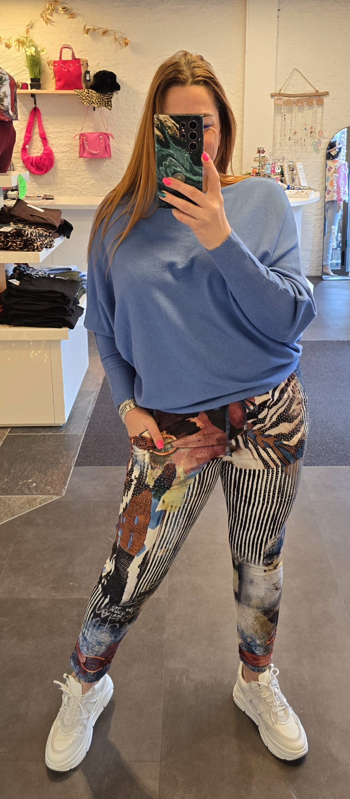 Broek jog blue MISSY