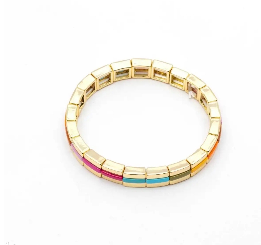 Happy Bracelet color stripe