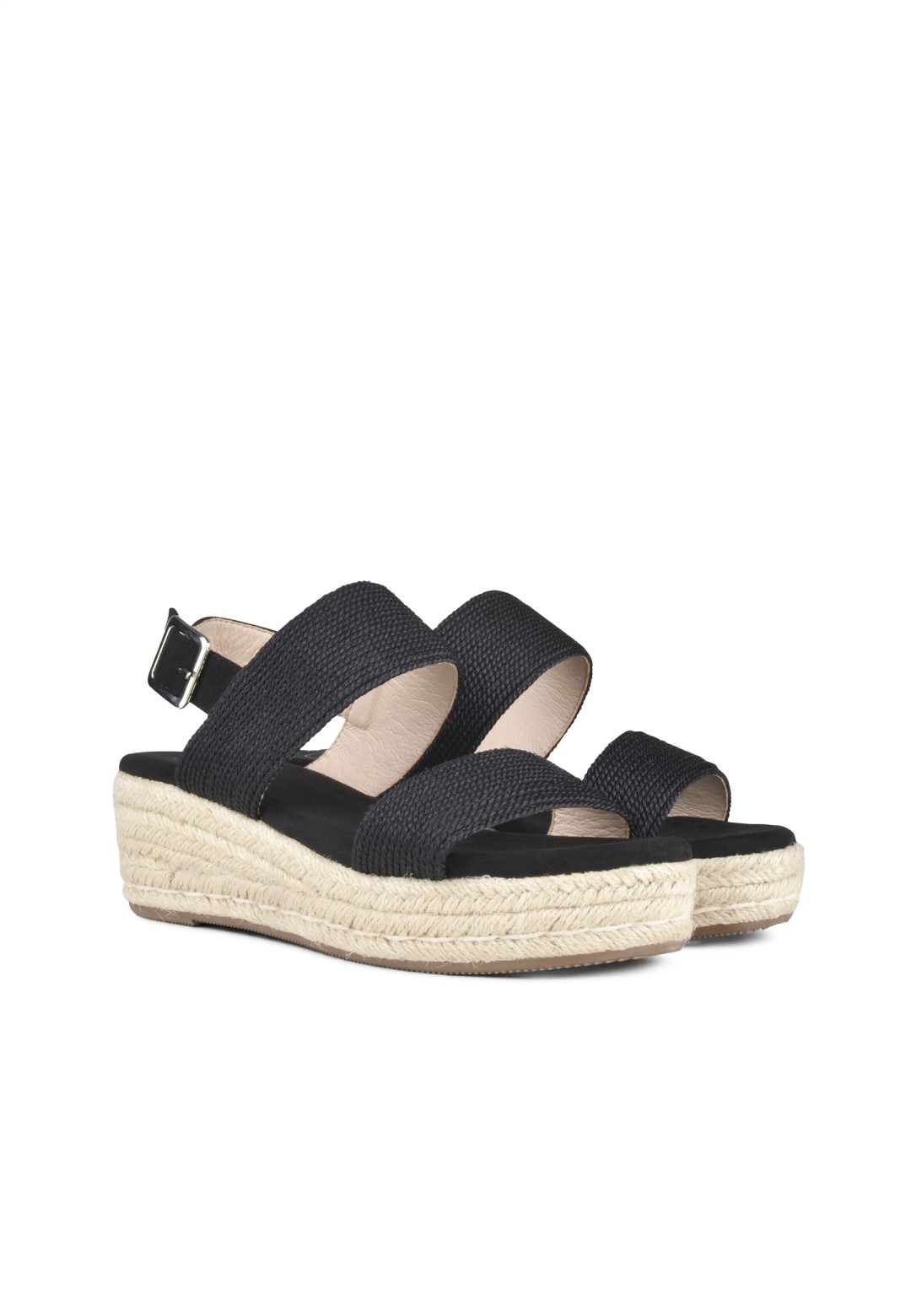 Sandalen Ceto Zwart POSH BY POELMAN