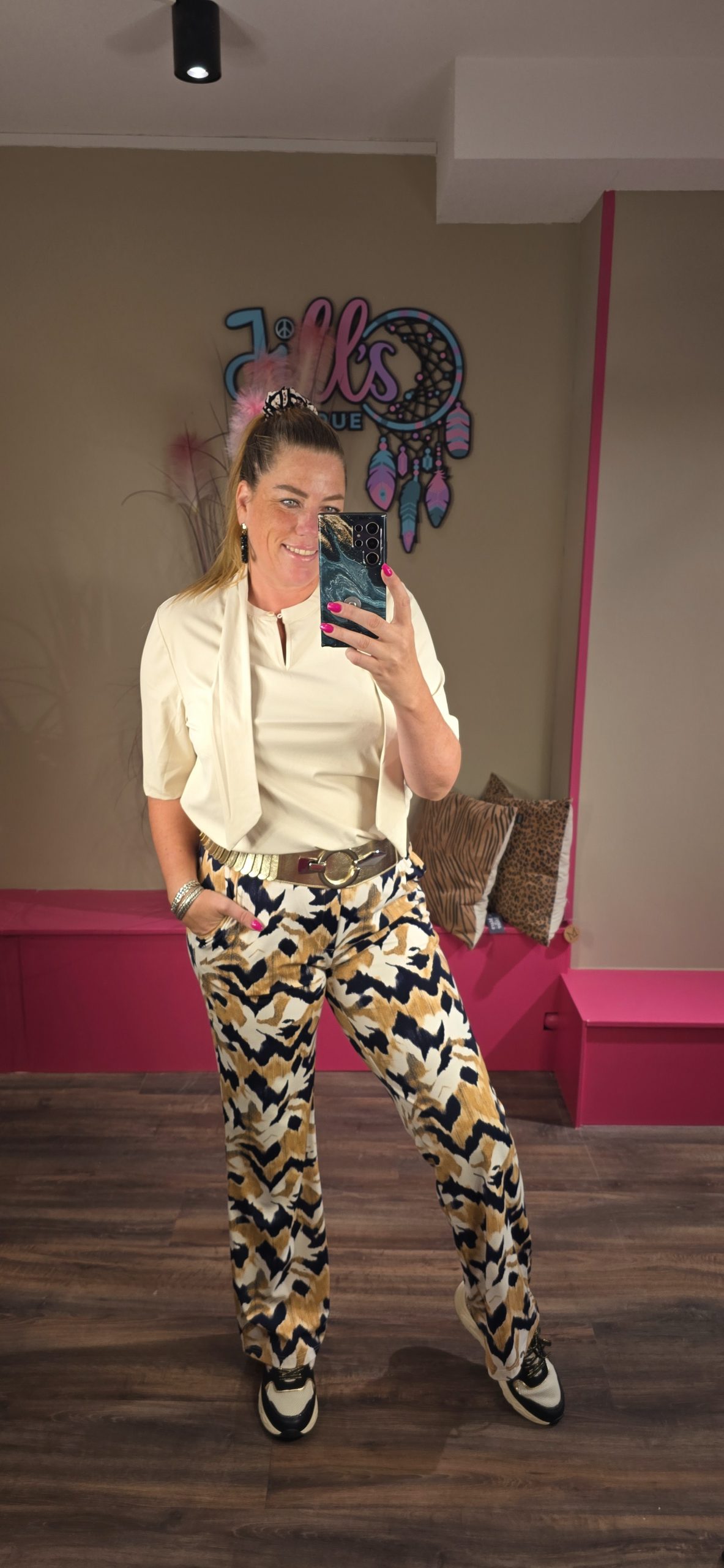 Broek bindi oak buff/eclipse GMAXX