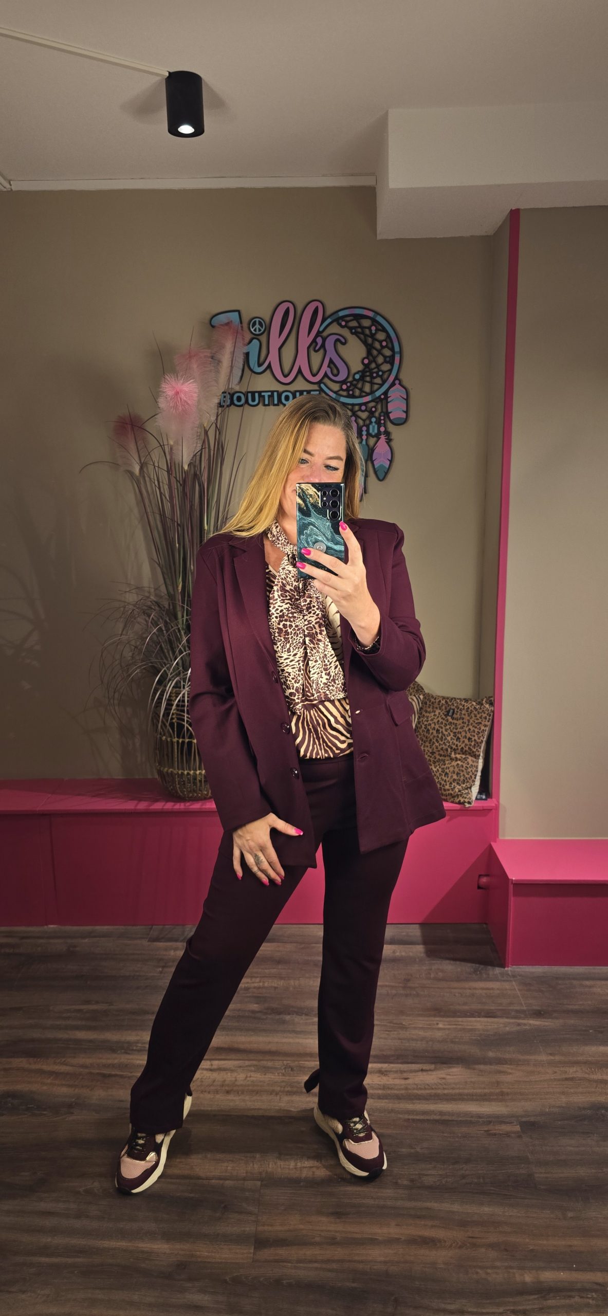 Blazer bordeau IZ NAIZ