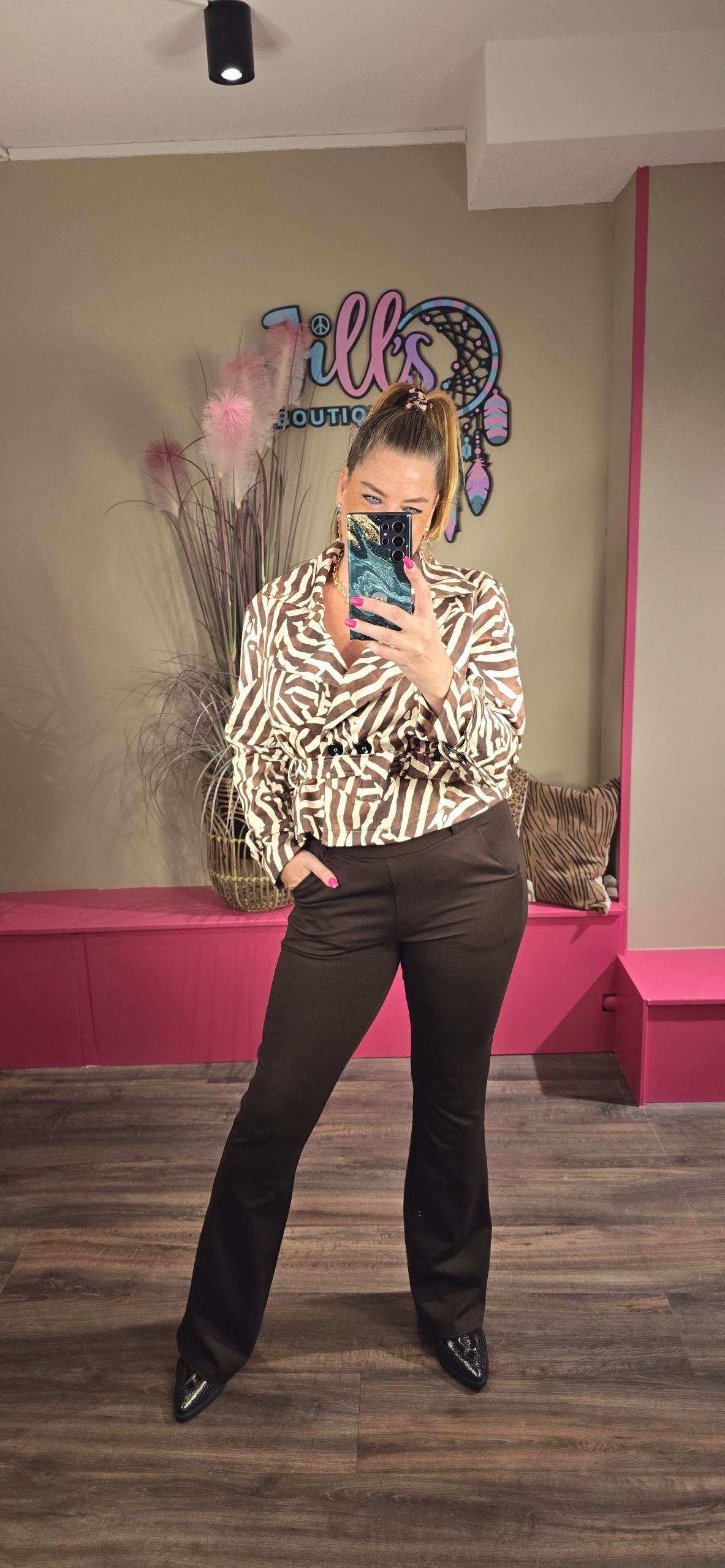 Jasje zebra bruin/beige IZ NAIZ