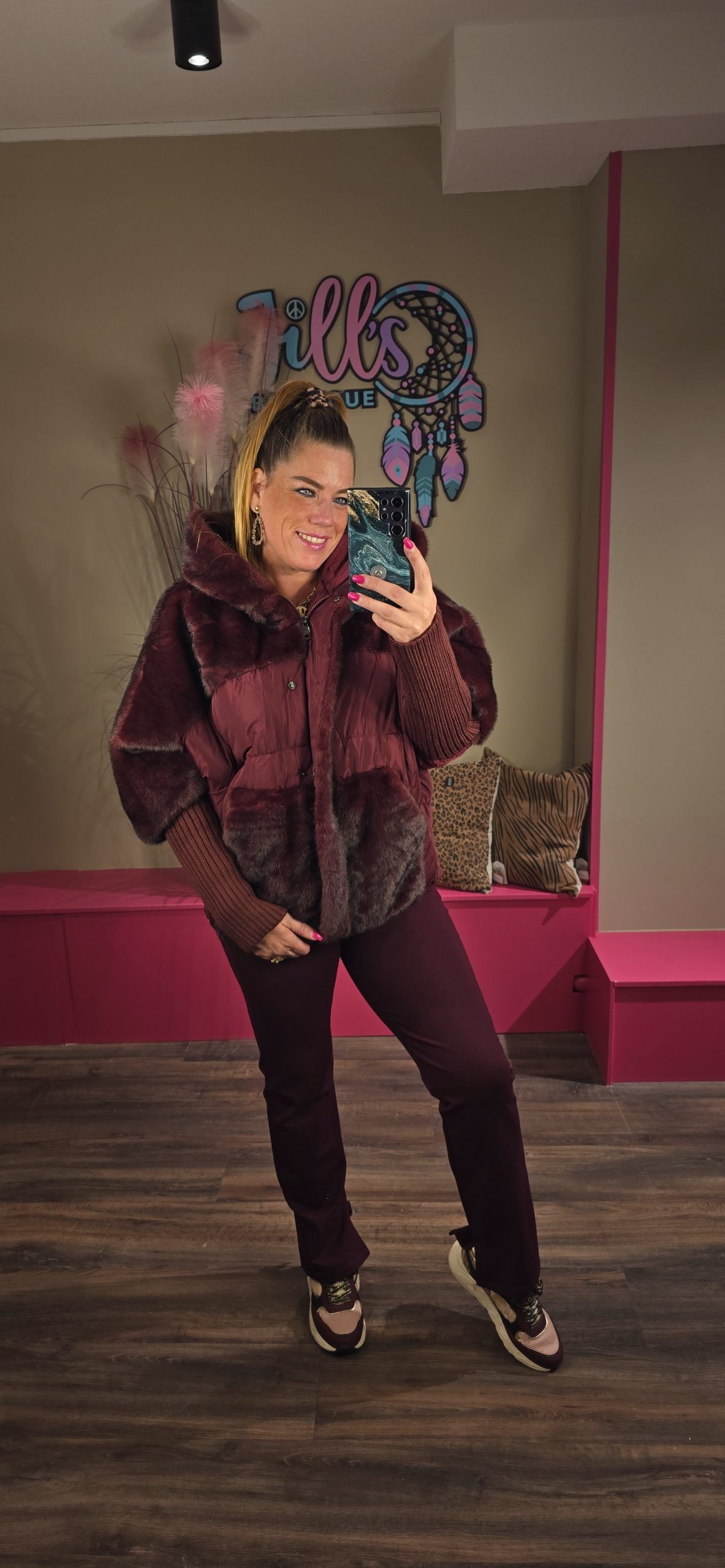 Jas Nadia bordeau IZ NAIZ