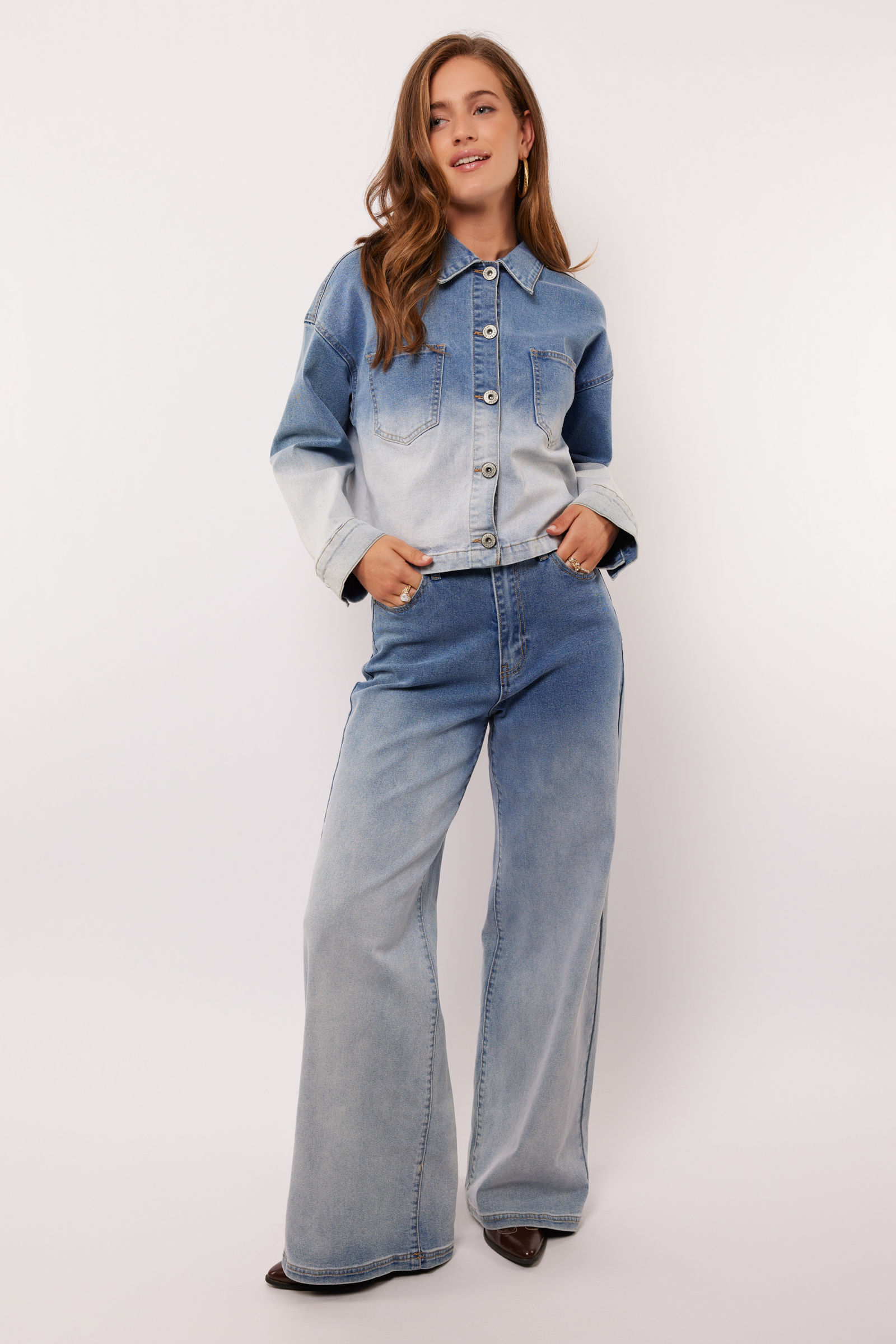 Broek Adalain denim light blue FLURESK