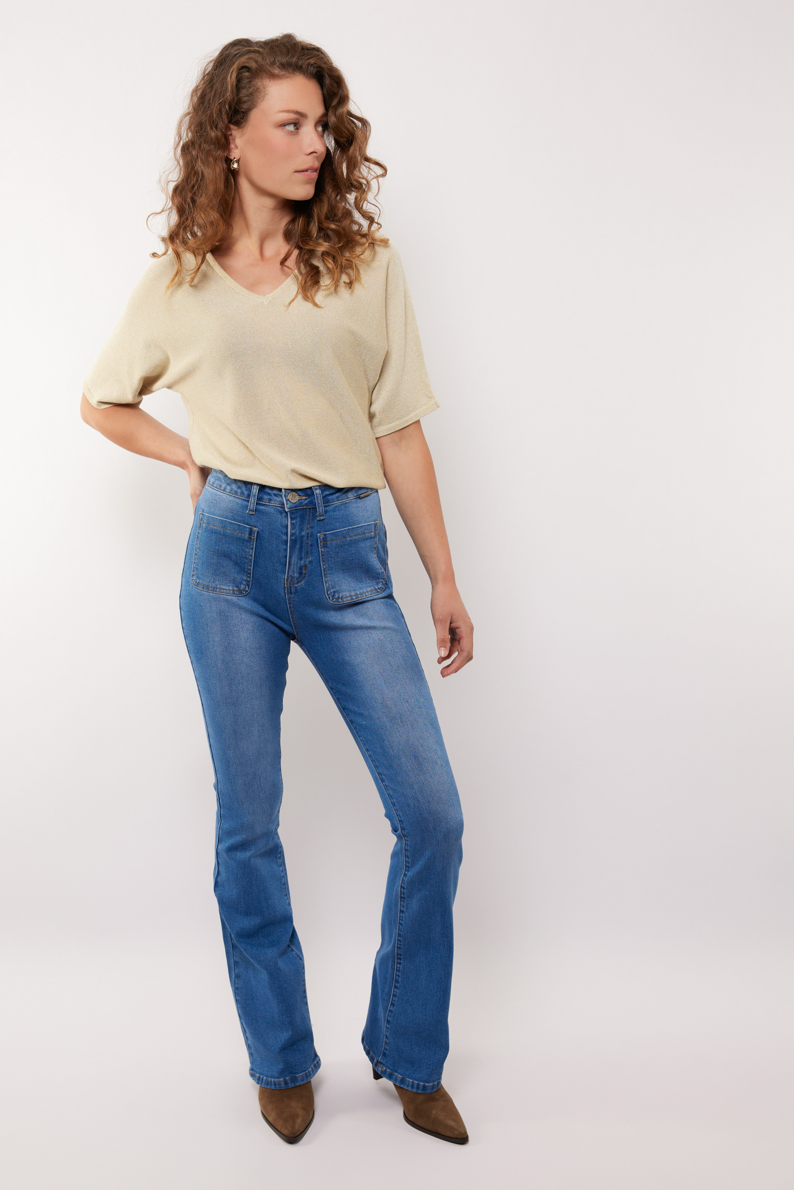 Broek Anushka denim mid blue G-MAXX