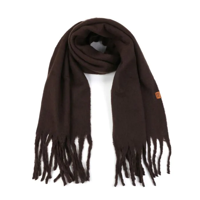 Sjaal winter choco