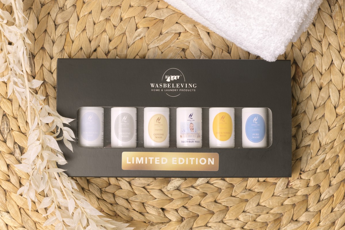 Wasparfum proefpakket limited edition!