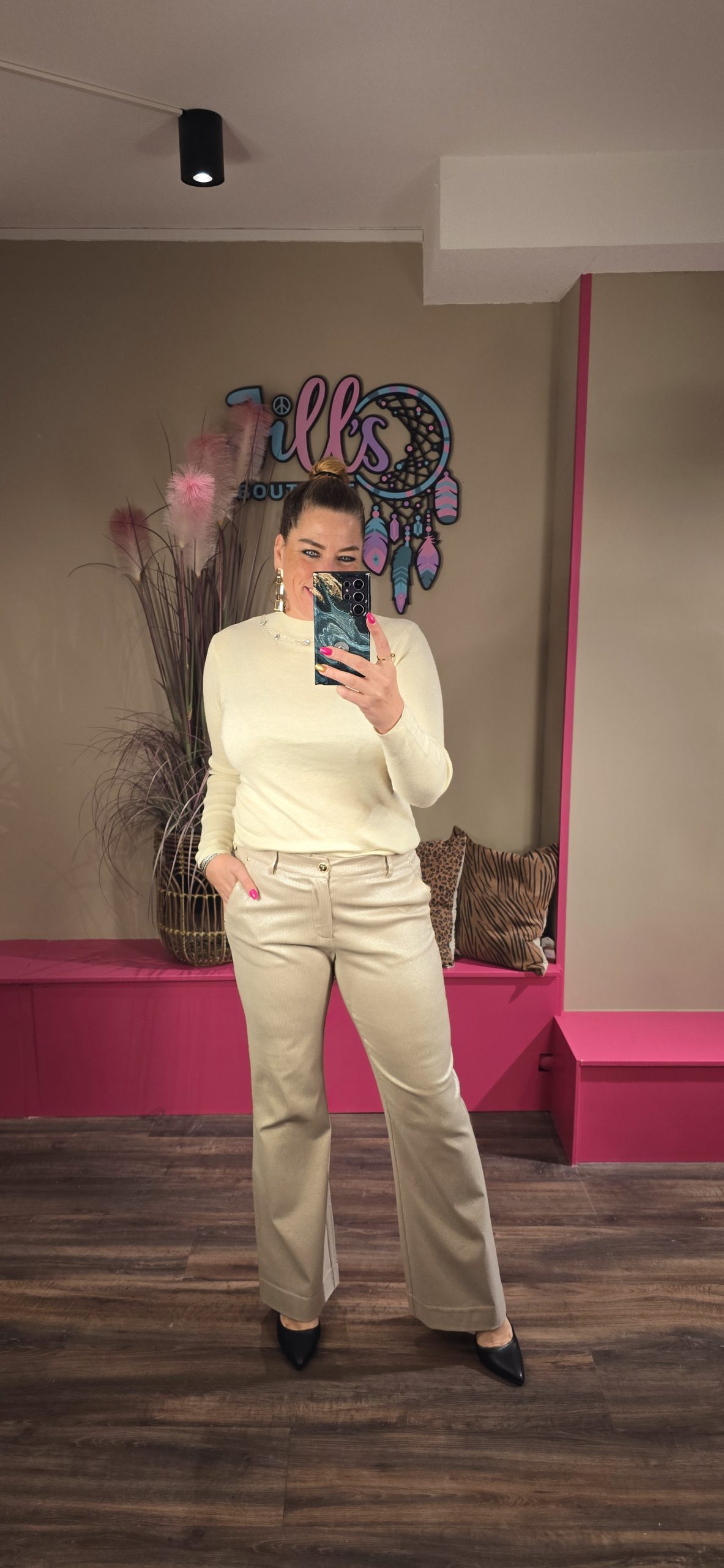 Broek Brando sand/gold ZIZO