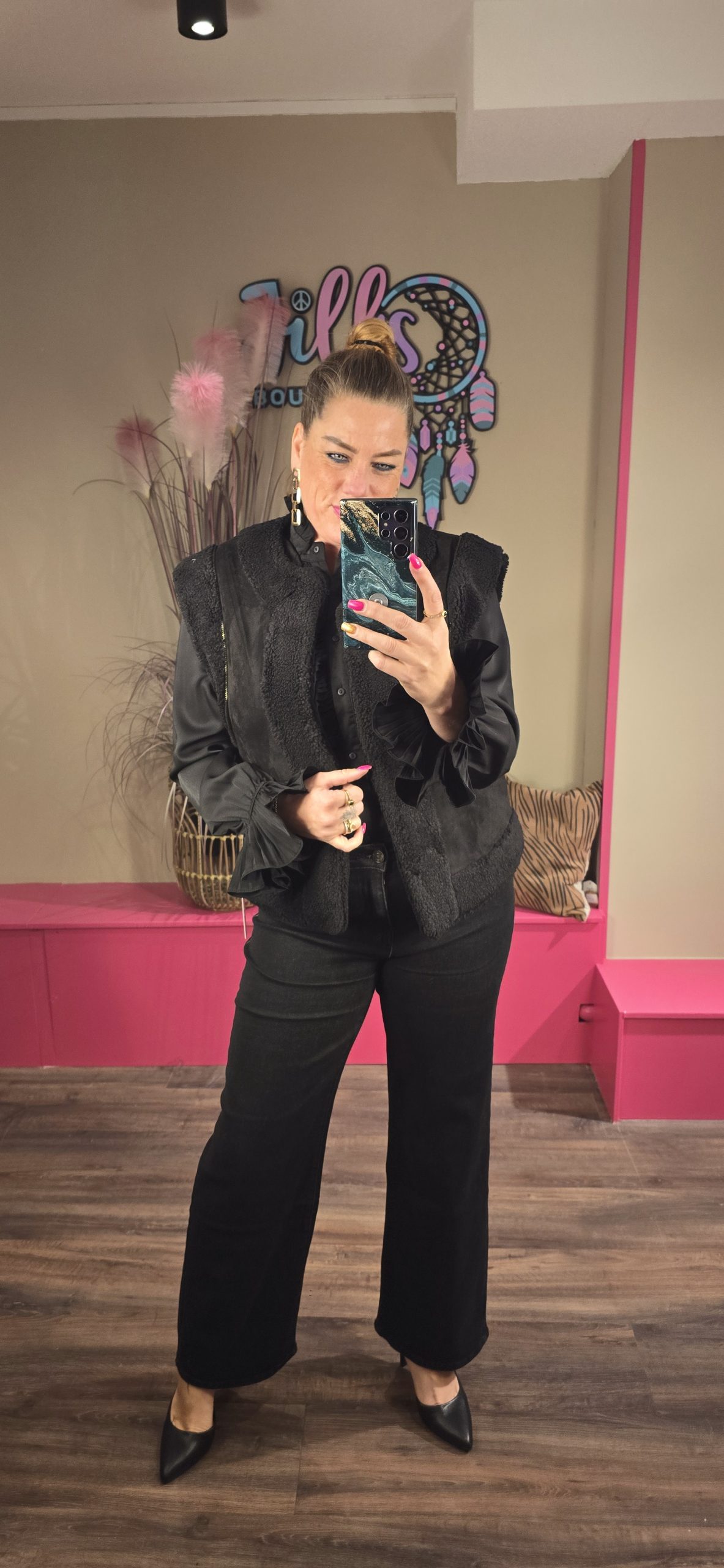 Gilet Reese black Fluresk