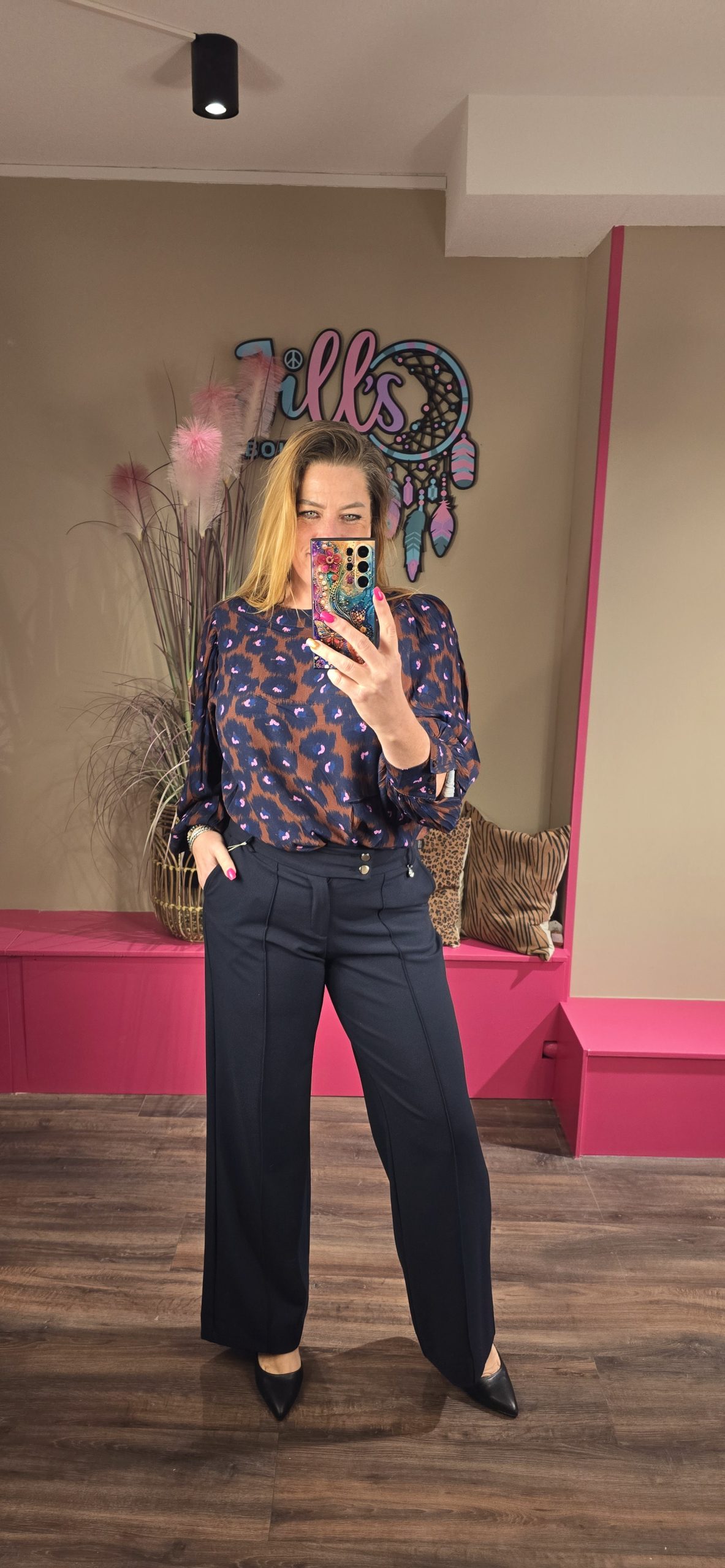 Broek Calla navy ZIZO