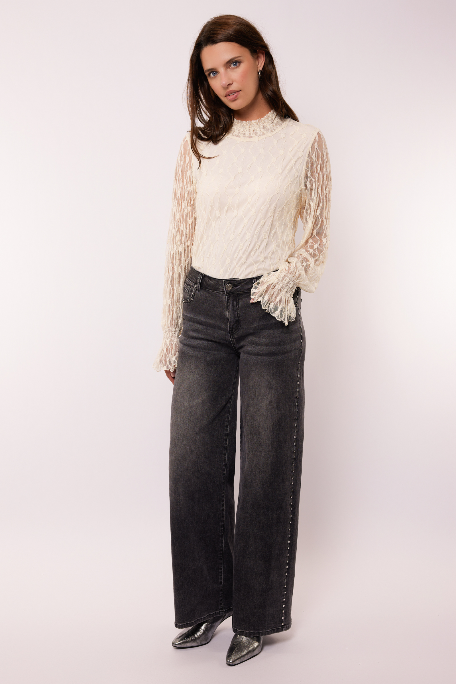 Broek Neona denim dark grey G-MAXX