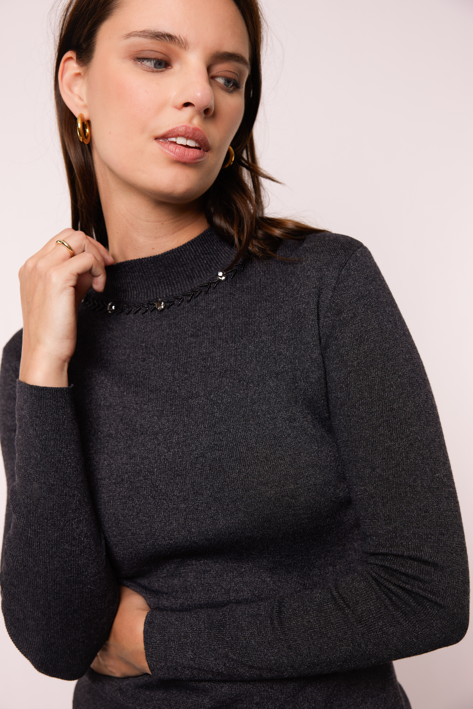 Top knitting kamille night grey G-MAXX