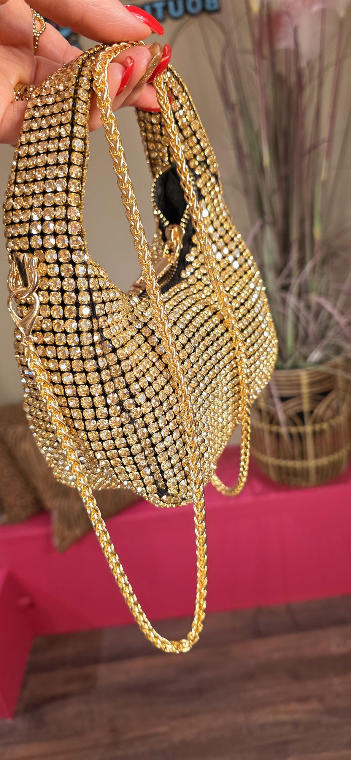 Tas sparkle gold