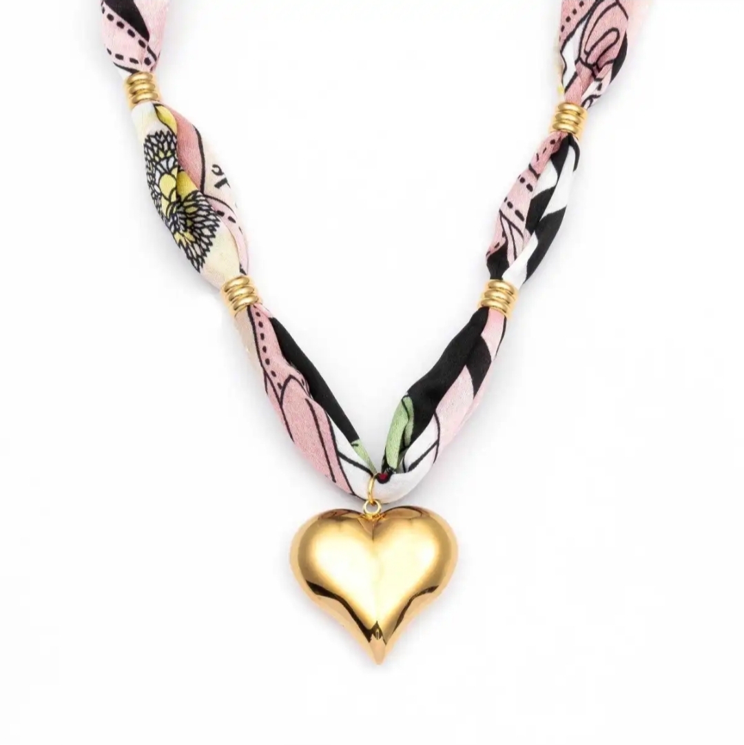 Ketting Scarf Heart WAUW
