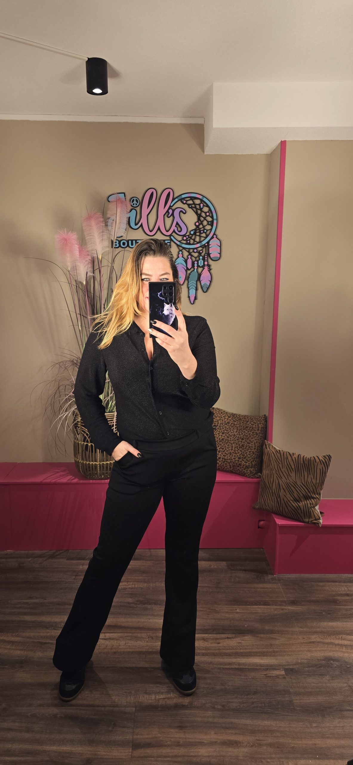 Blouse Sparkle black IZ NAIZ