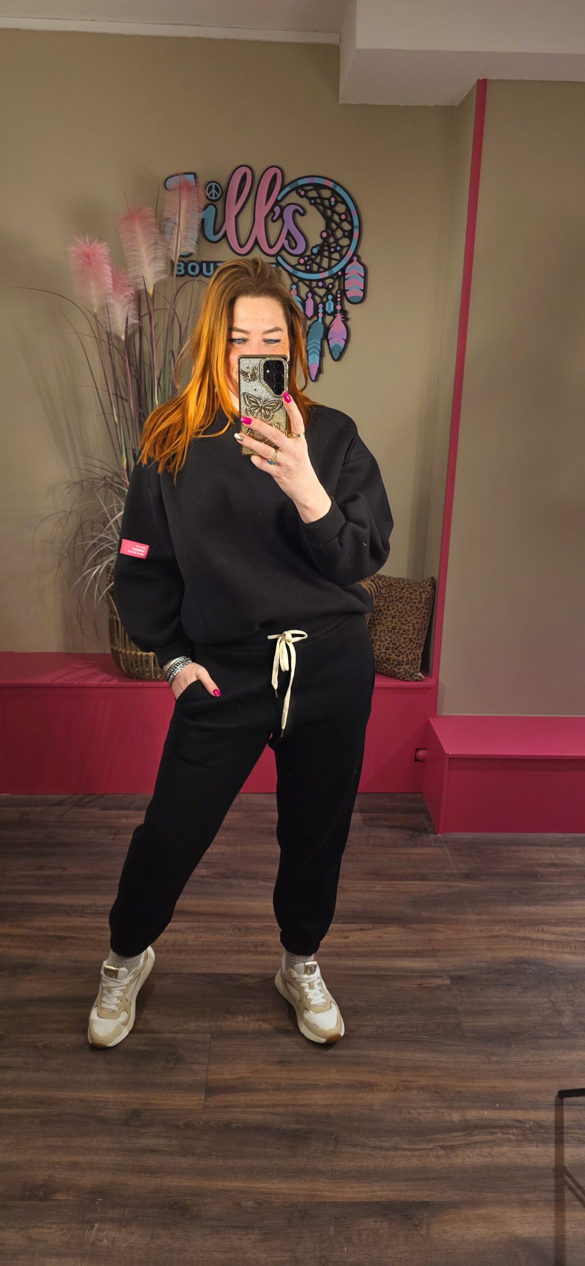 Set jogging zwart Paulien