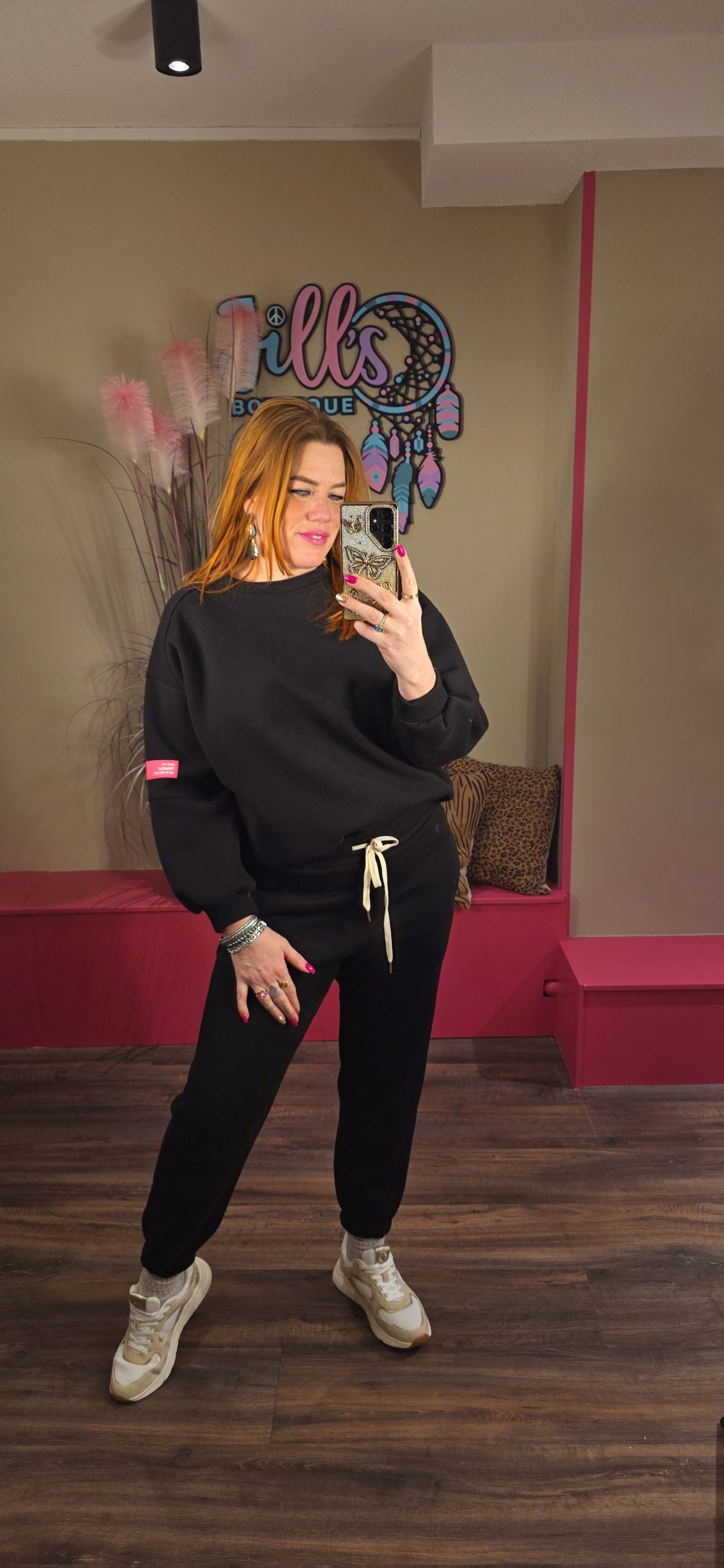 Set jogging zwart Paulien