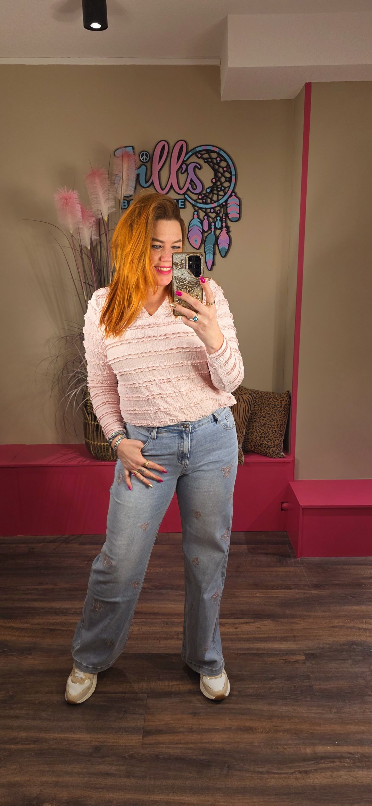 Top Jesse zacht roze