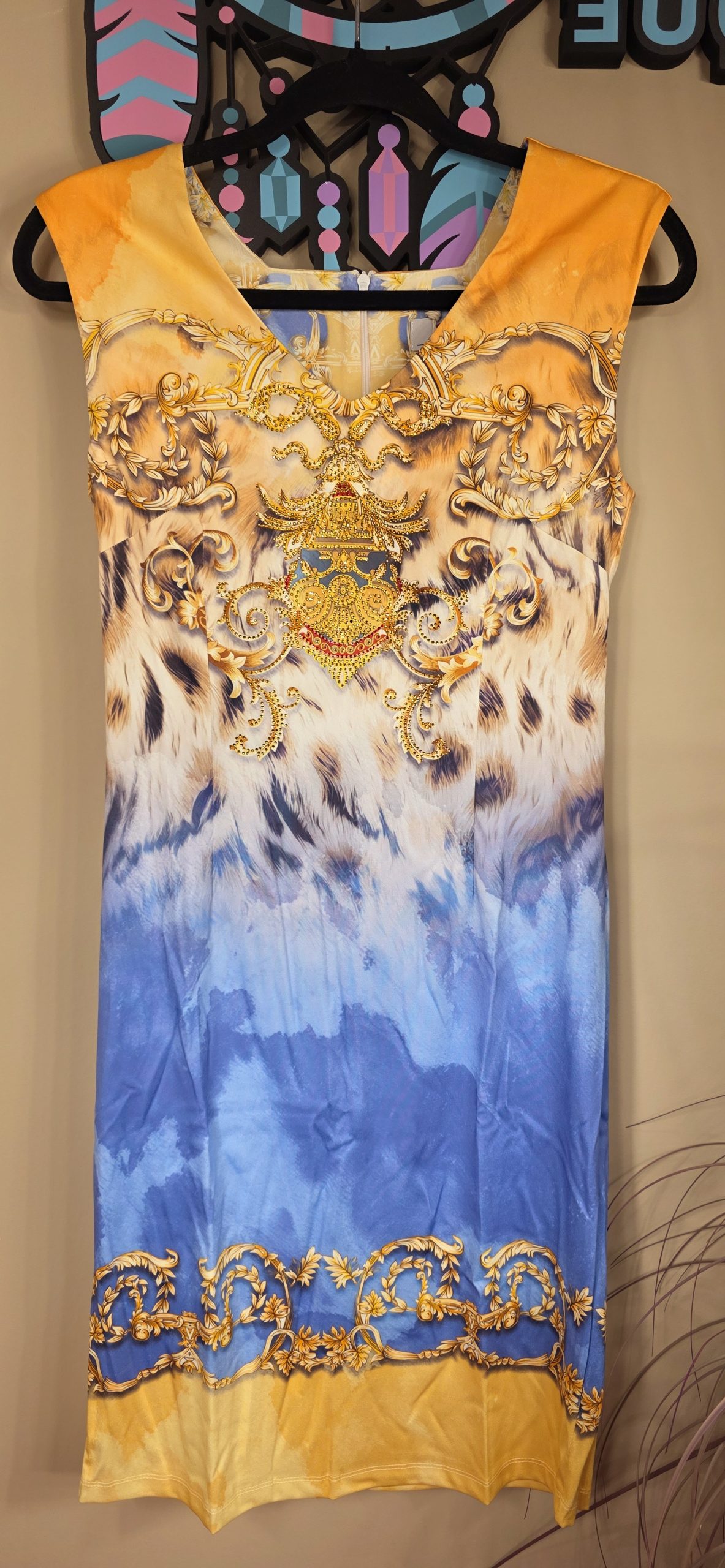 Jurk Rose blue MISSY