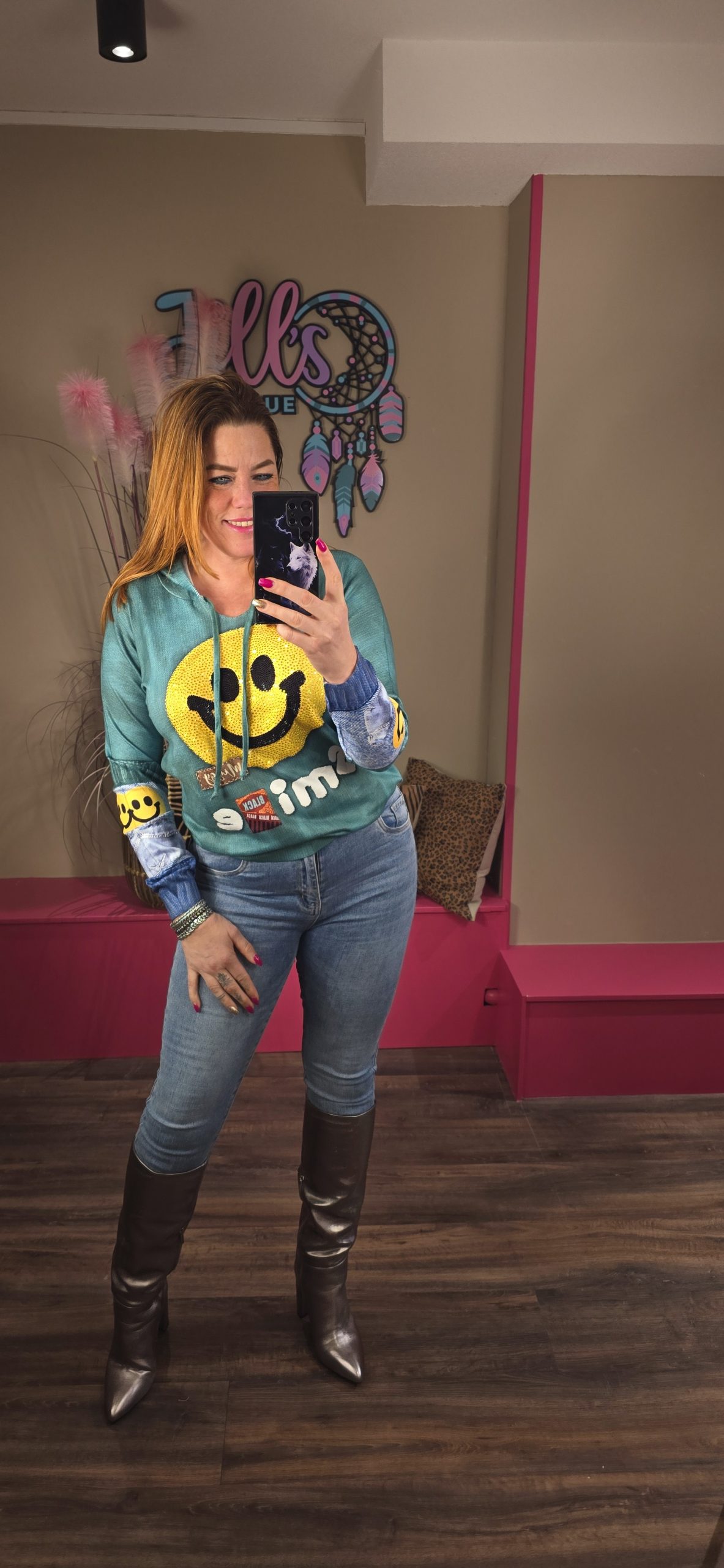 Trui/hoodie Smile MISSY