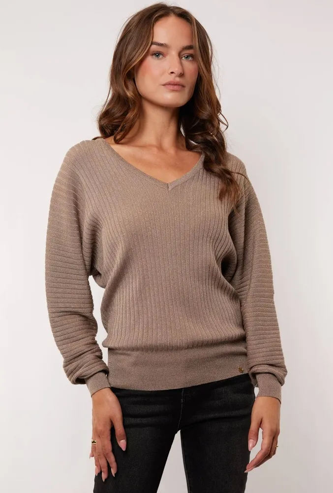 Sweater Violetta grey/brown GMAXX