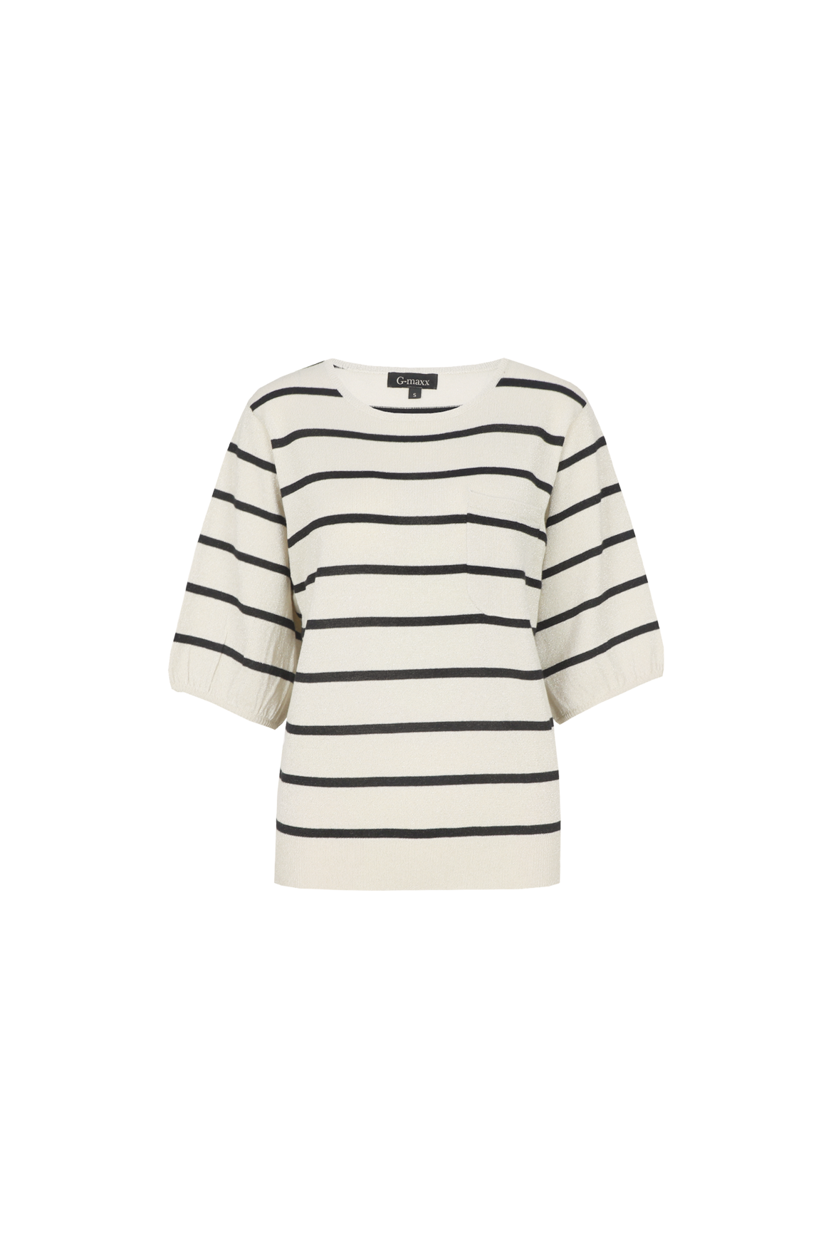 Top knitting Genoveva sand/black GMAXX