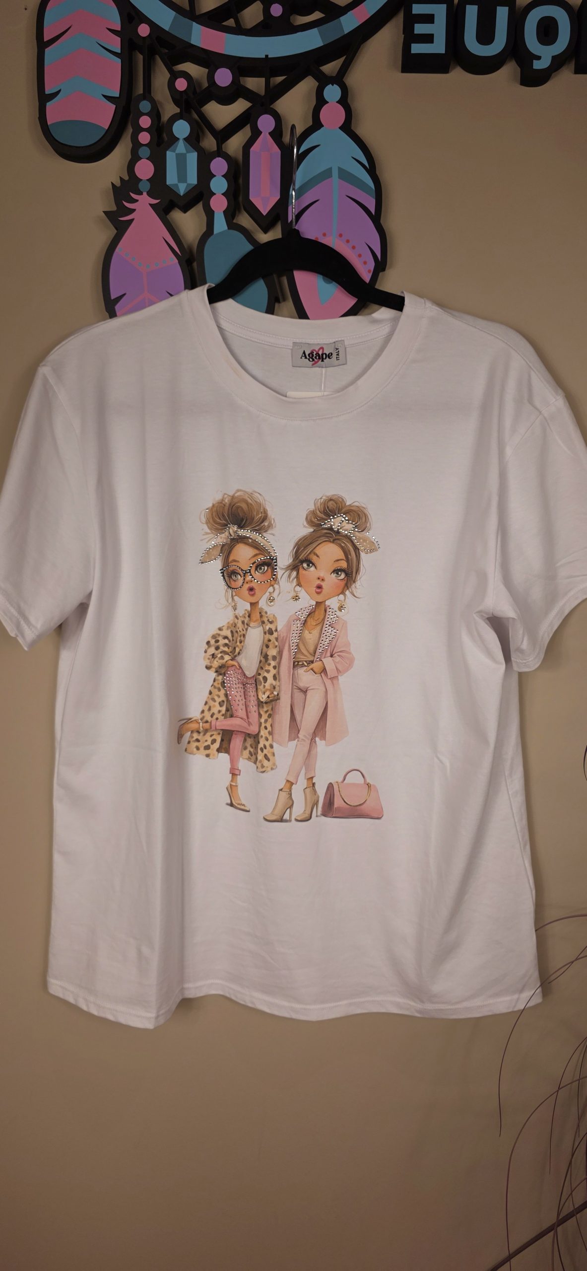 T-shirt girls roze