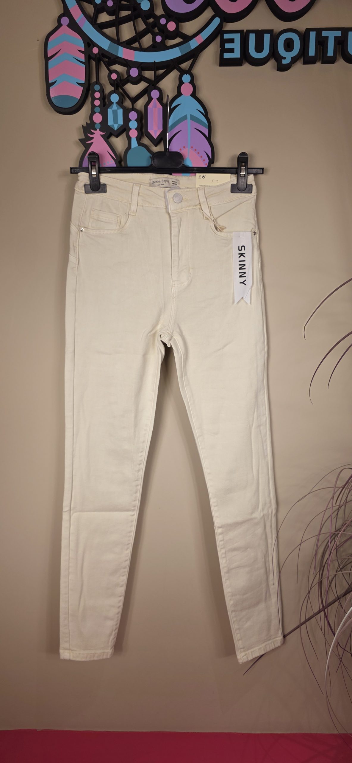 Broek Skinny beige