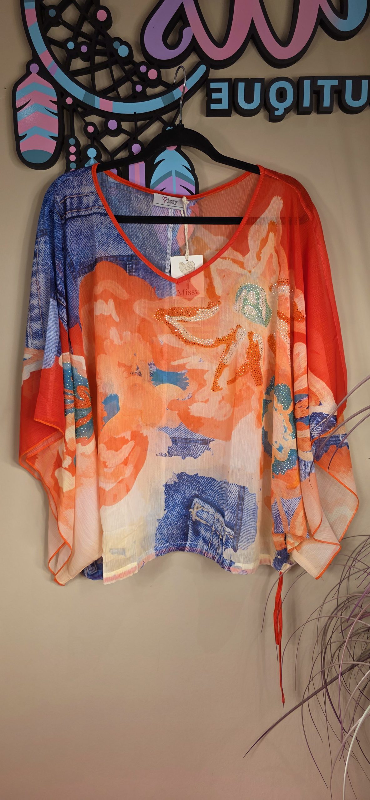 Kaftan Red denim MISSY