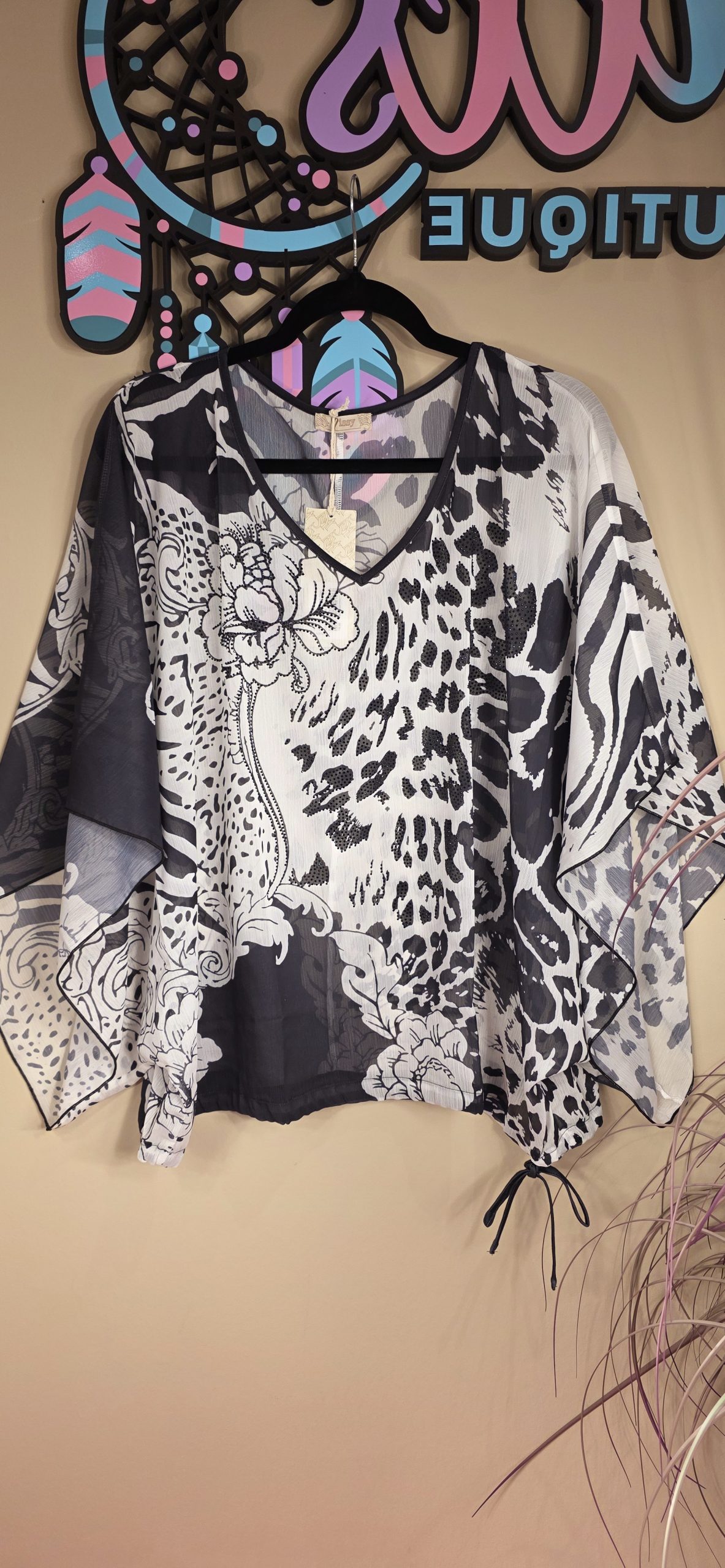 Kaftan Black & White MISSY