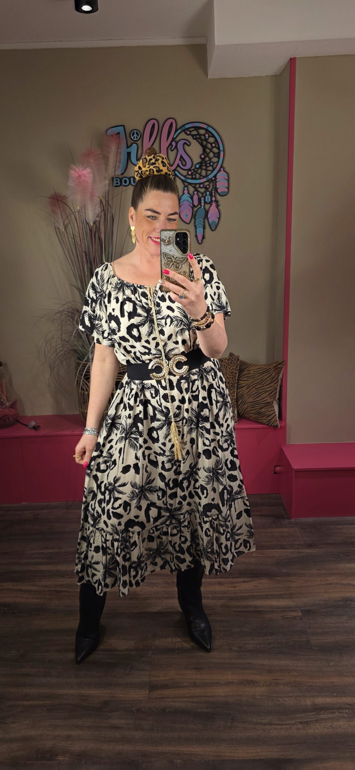 Jurk printed IZ NAIZ