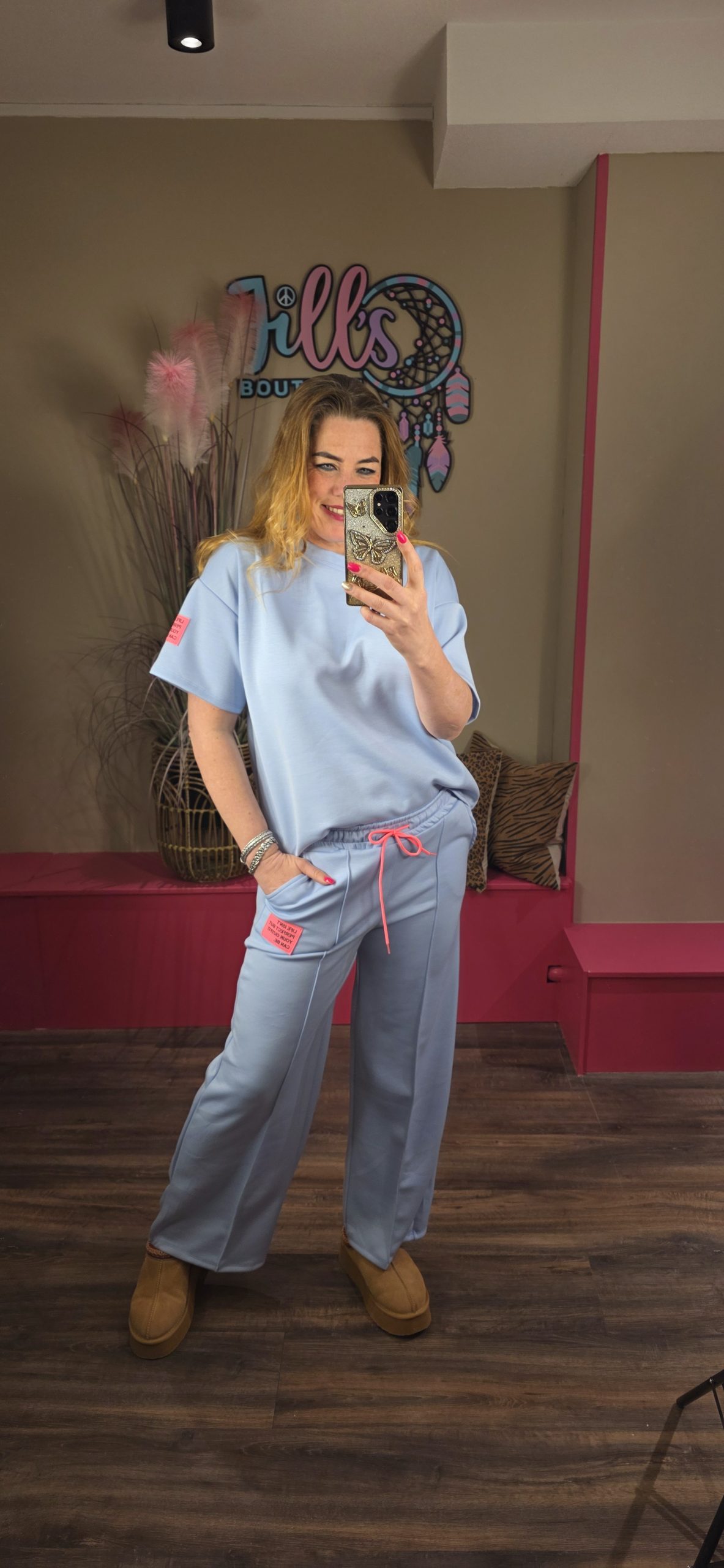 Two piece lichtblauw