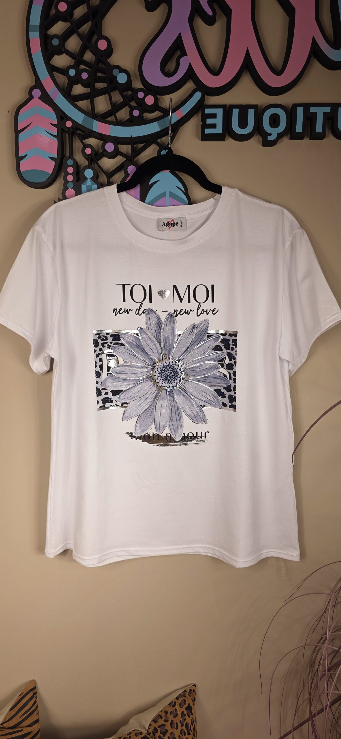 T-shirt sunflower blue