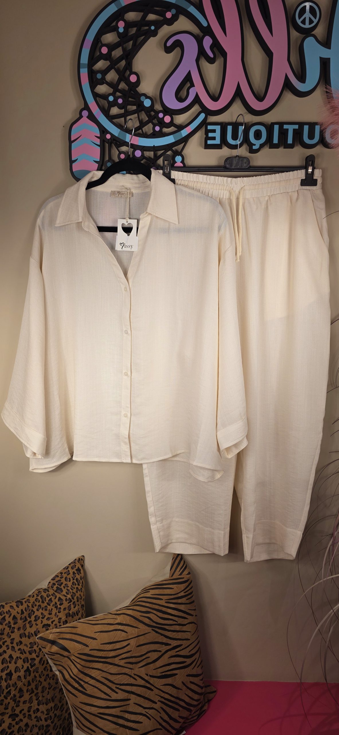 Set linnen off white MISSY