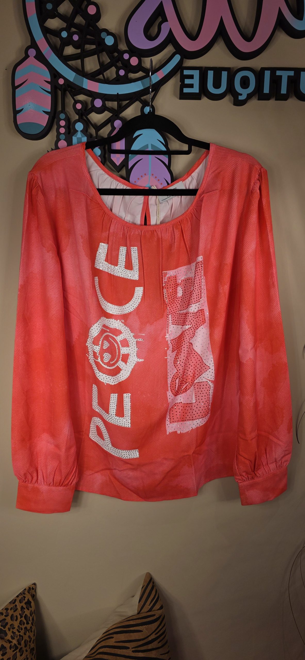 Blouse love & peace MISSY