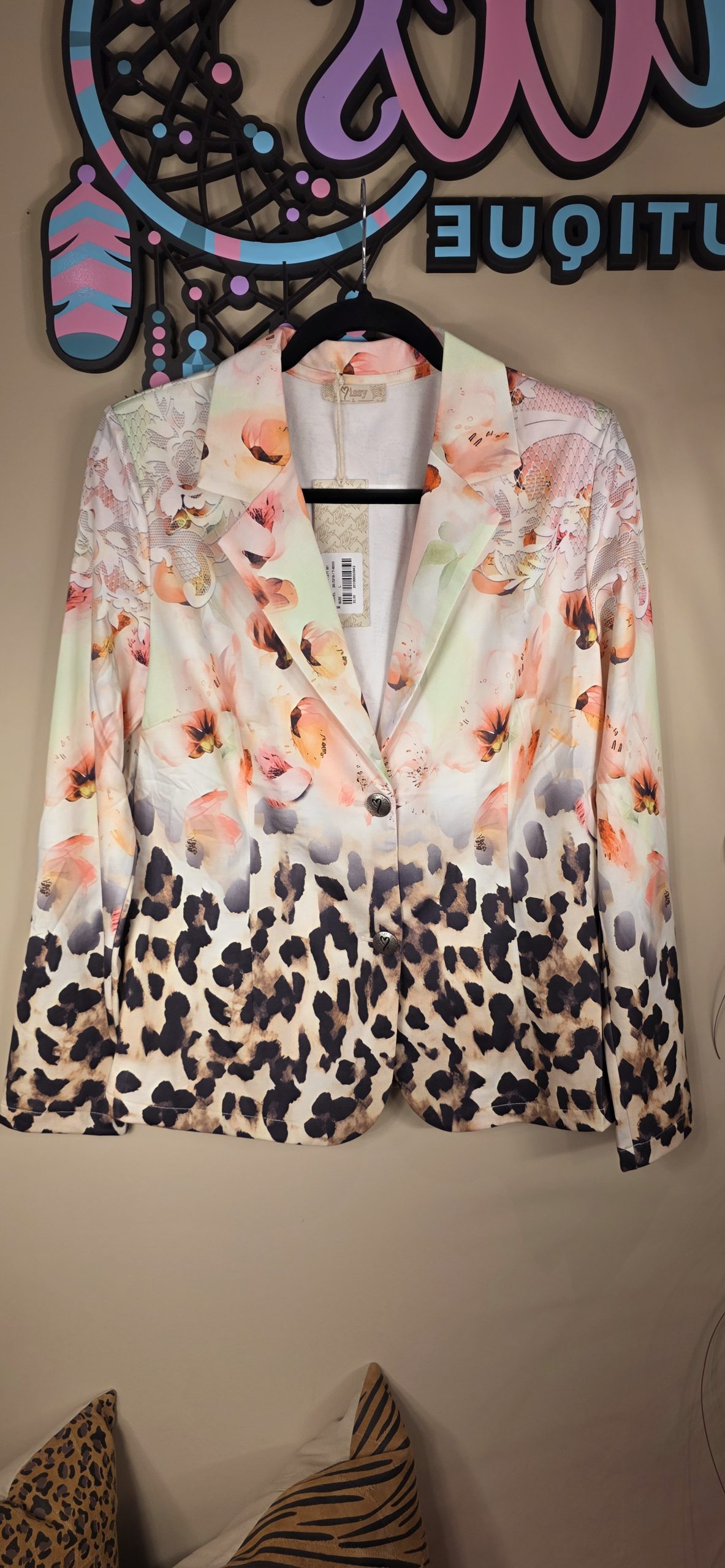 Blazer Leopard lace MISSY