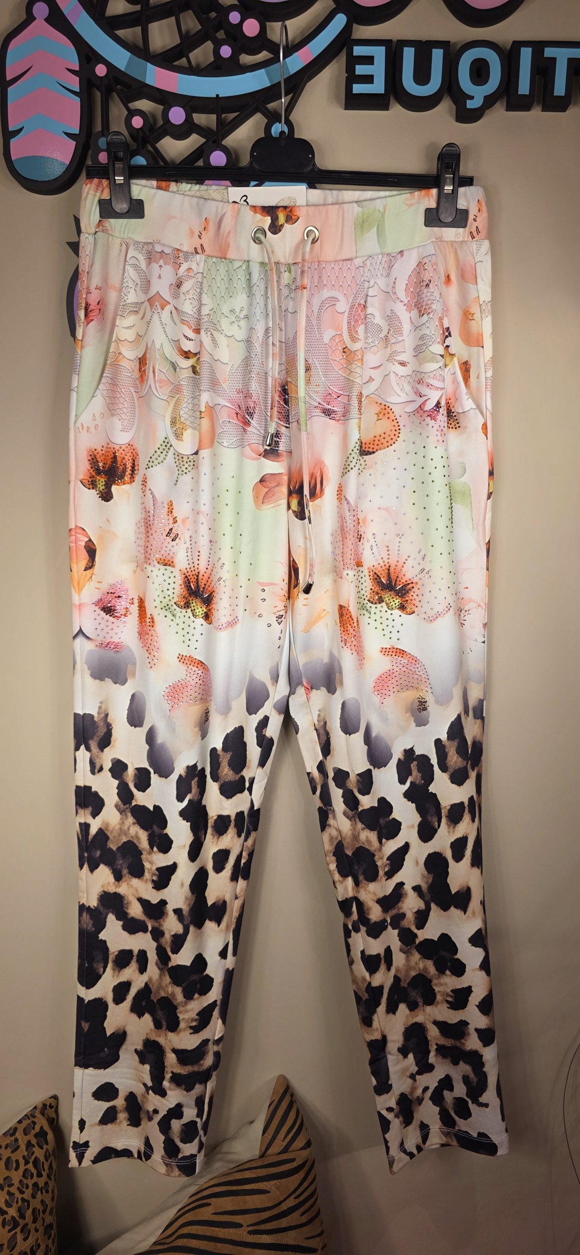 Broek leopard lace MISSY