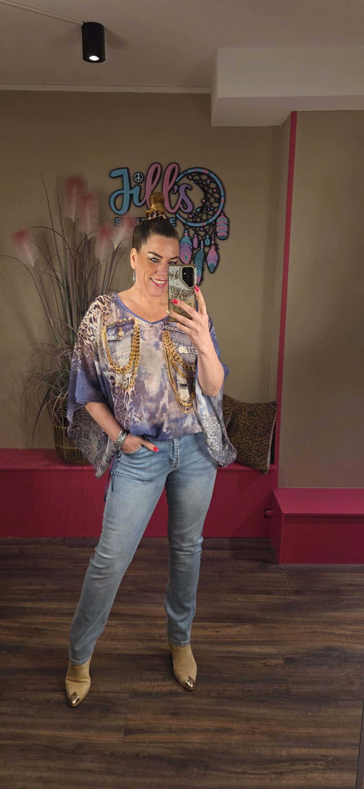 Broek Eliora. denim light blue GMAXX