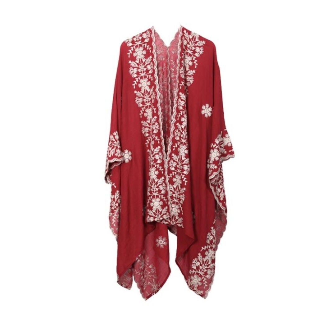 Kimono Ro bordeau/goud