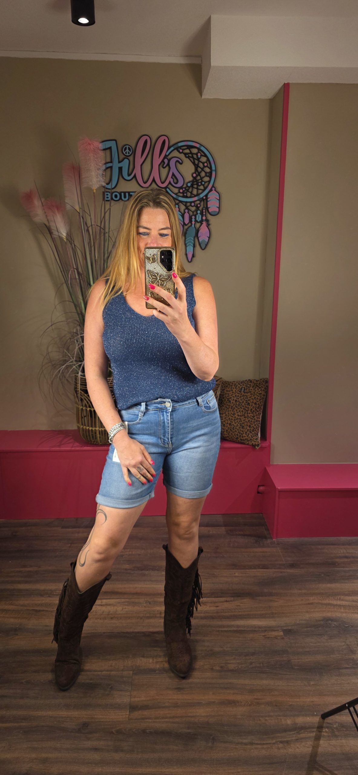 Short denim hello miss 38 tot 48