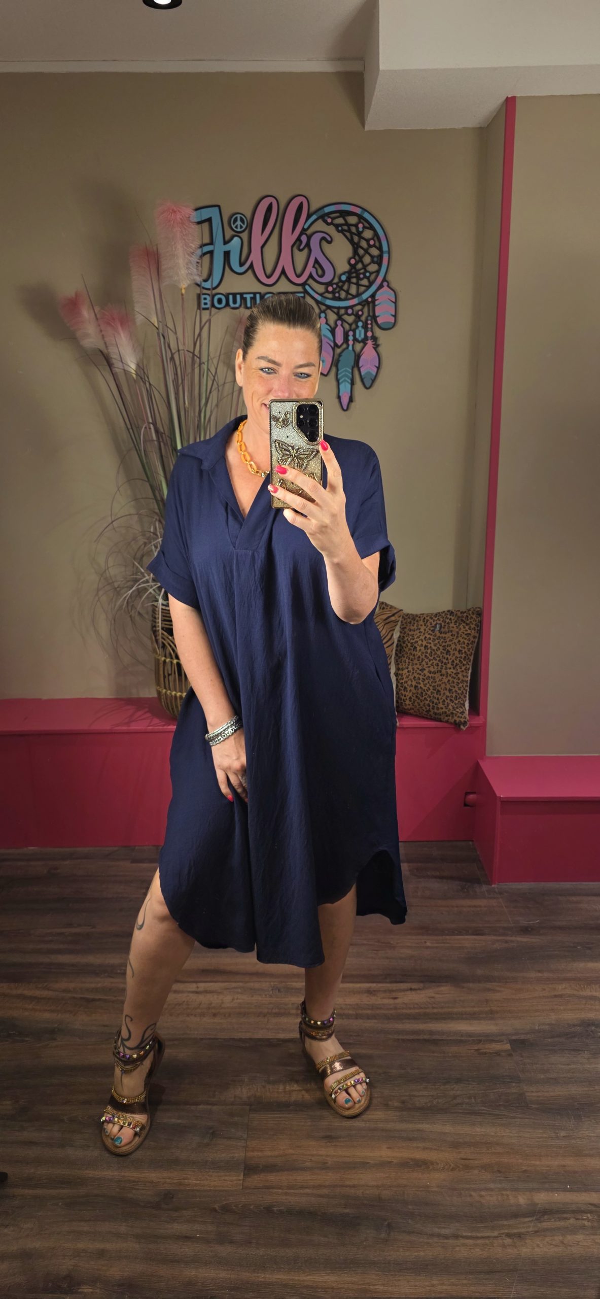 Tuniek/jurk Ellie navy