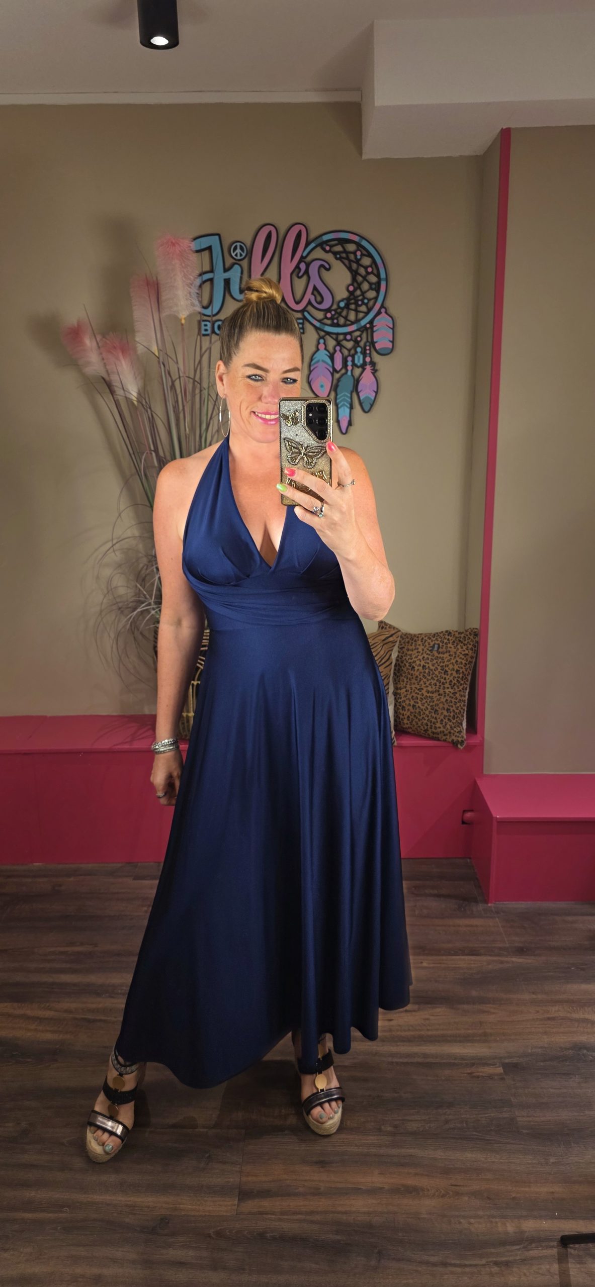 Jurk wauw navy