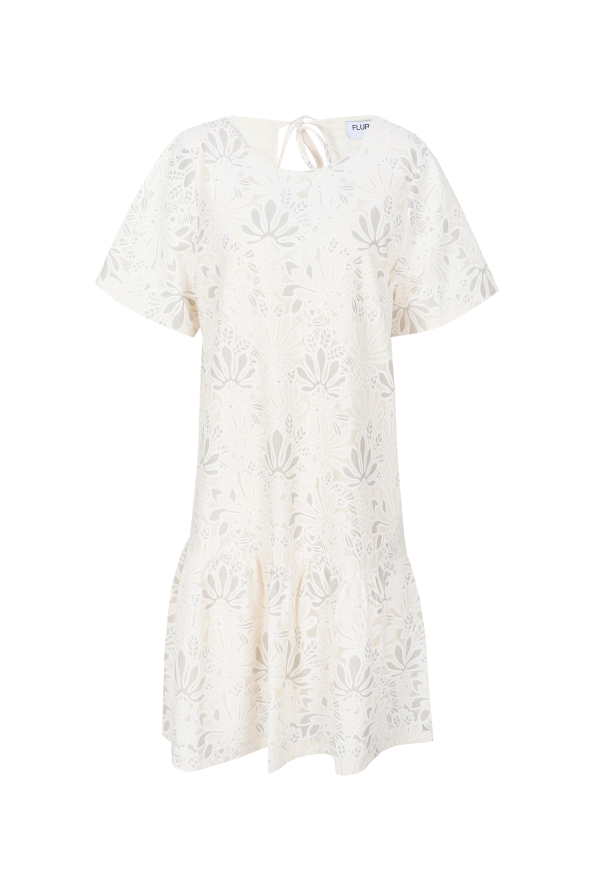 Jurk Solimar offwhite FLURESK