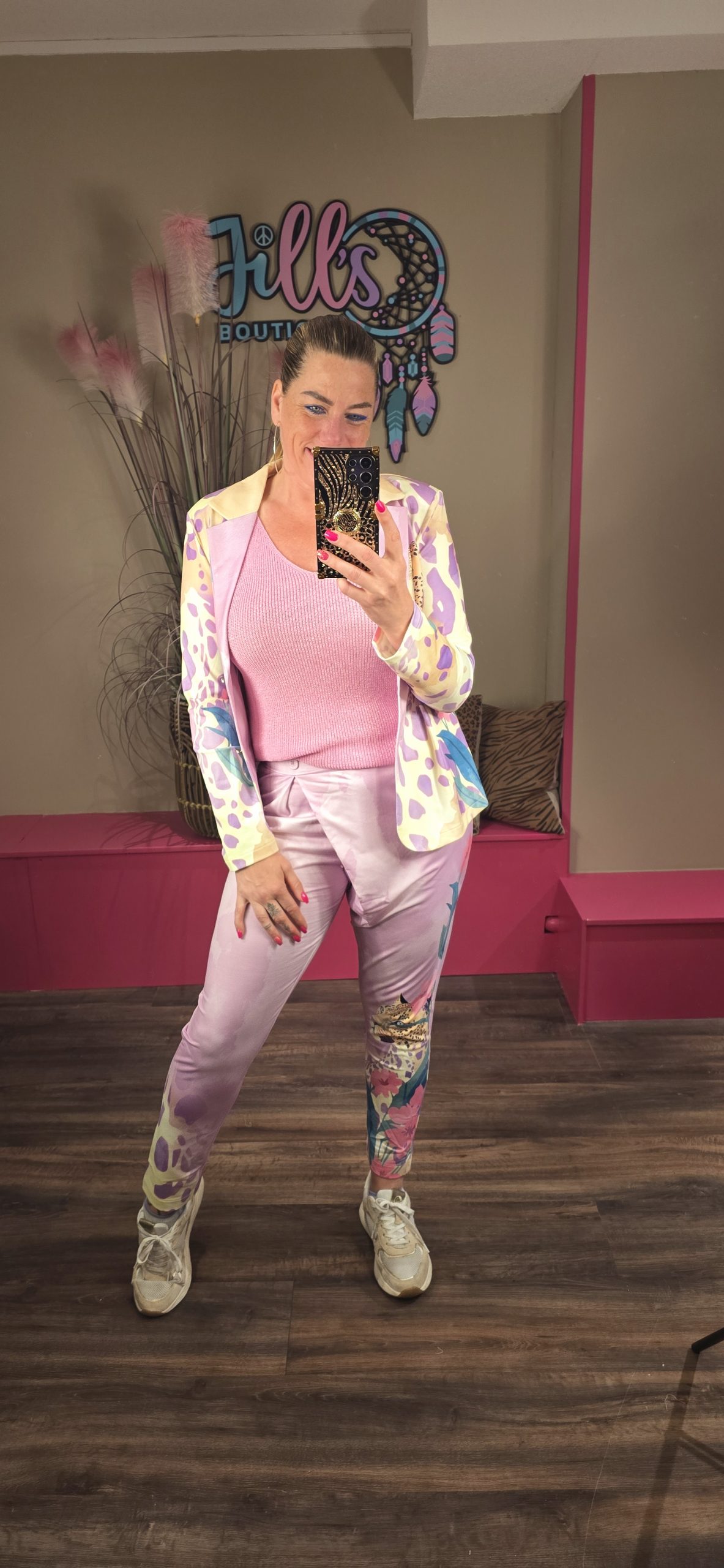 BROEK PUMA paars BAGGY MISSY