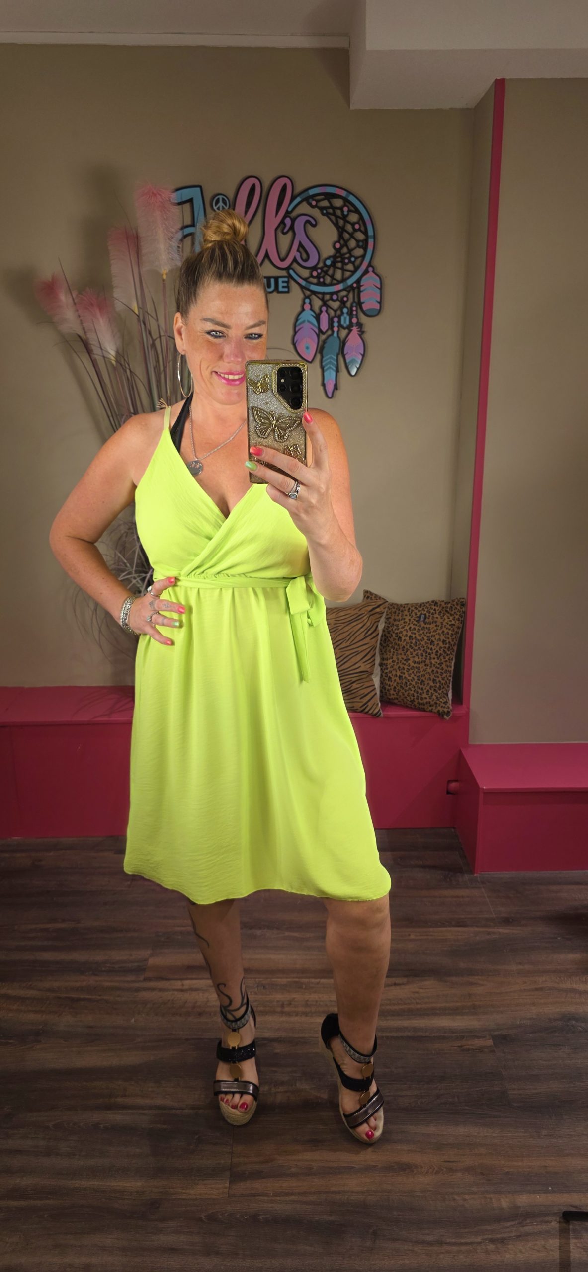 Jurk Kelsey Yellow