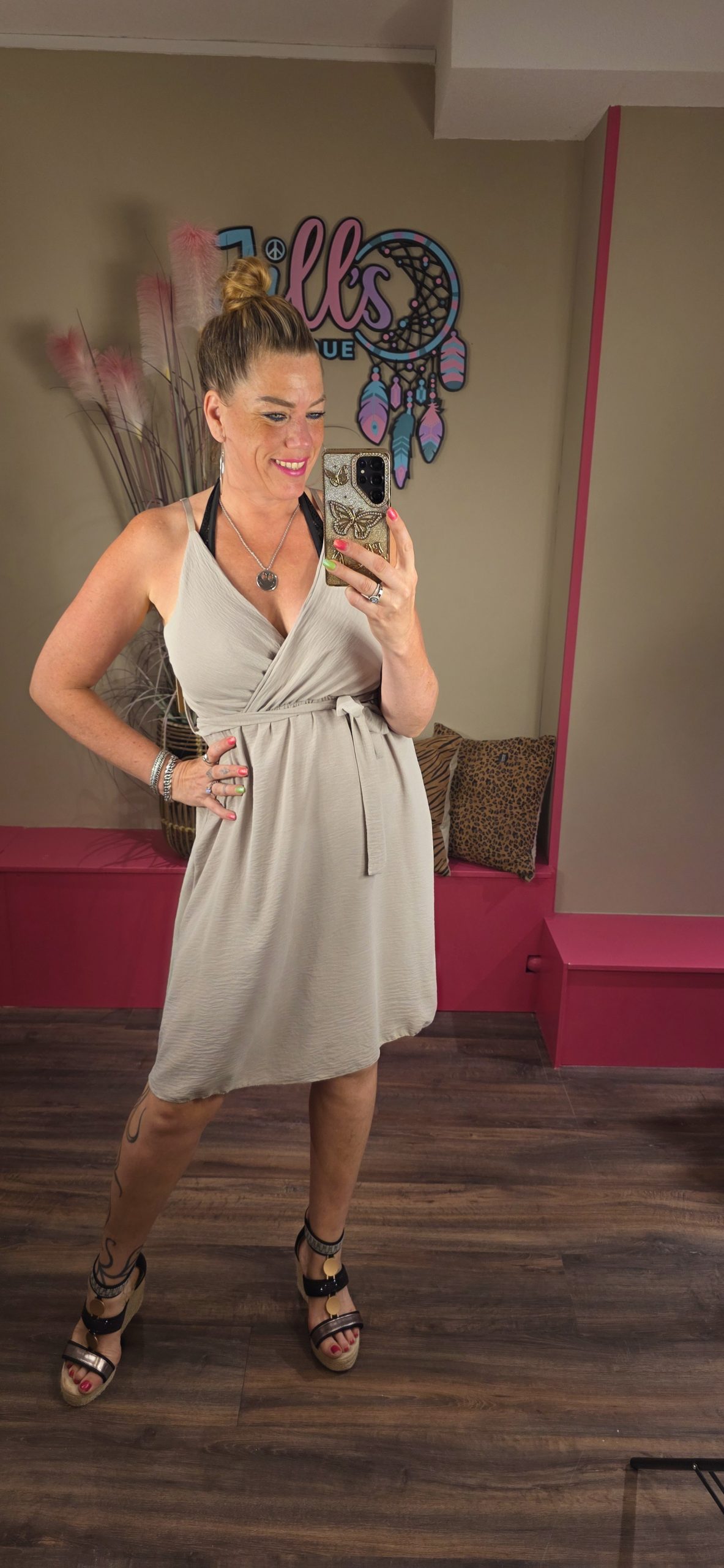 Jurk Kelsey Beige