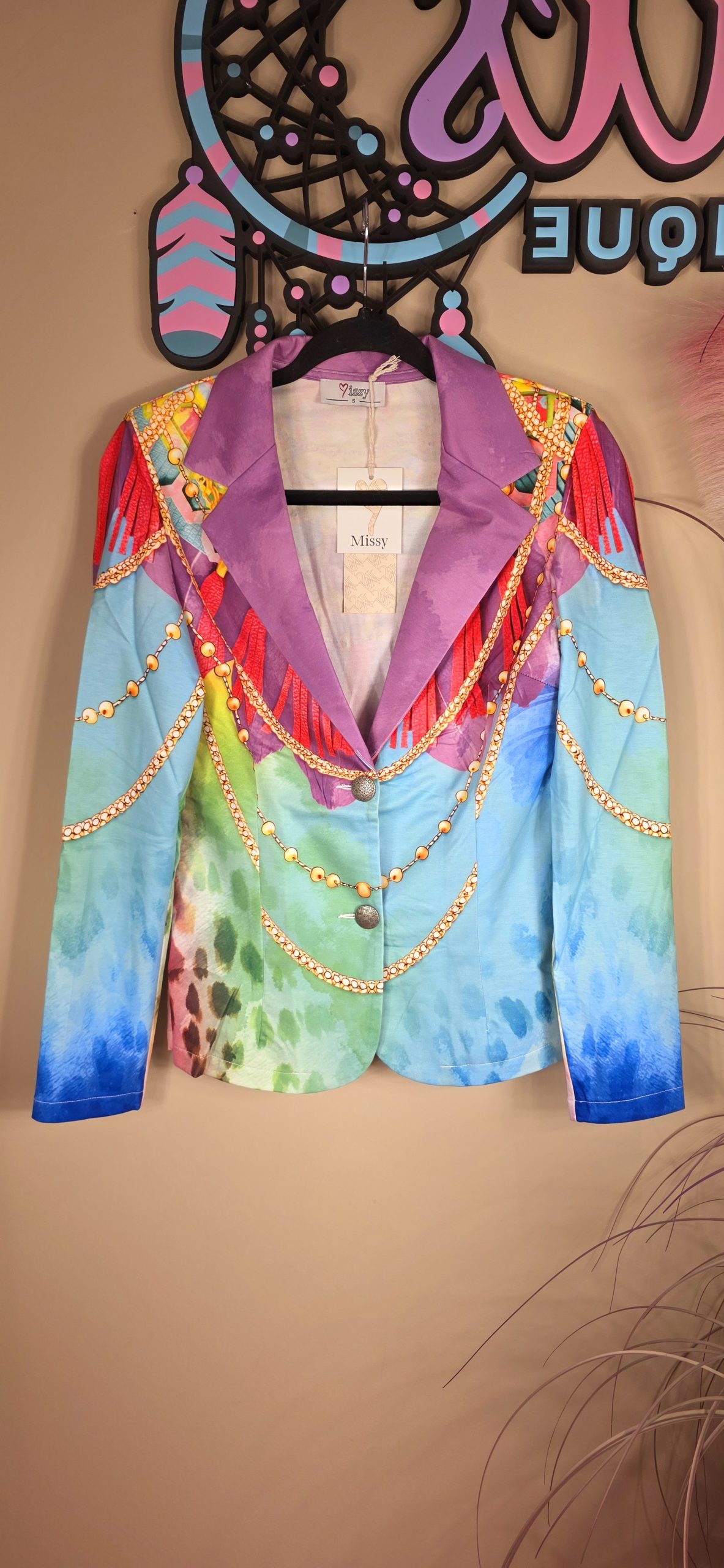 Blazer chains color missy