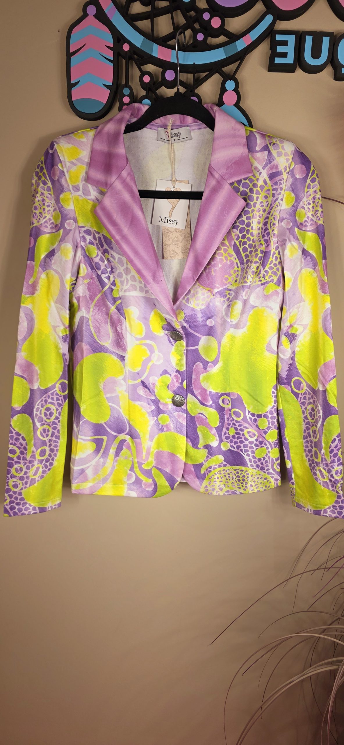 Blazer purple/green MISSY
